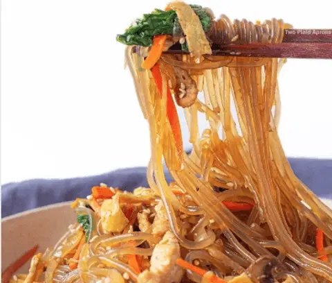 Glass Noodles with Beef Japchae