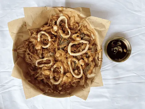 Crispy Seafood Pancake