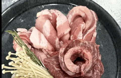 Wagyu + PORK C 1200g SET